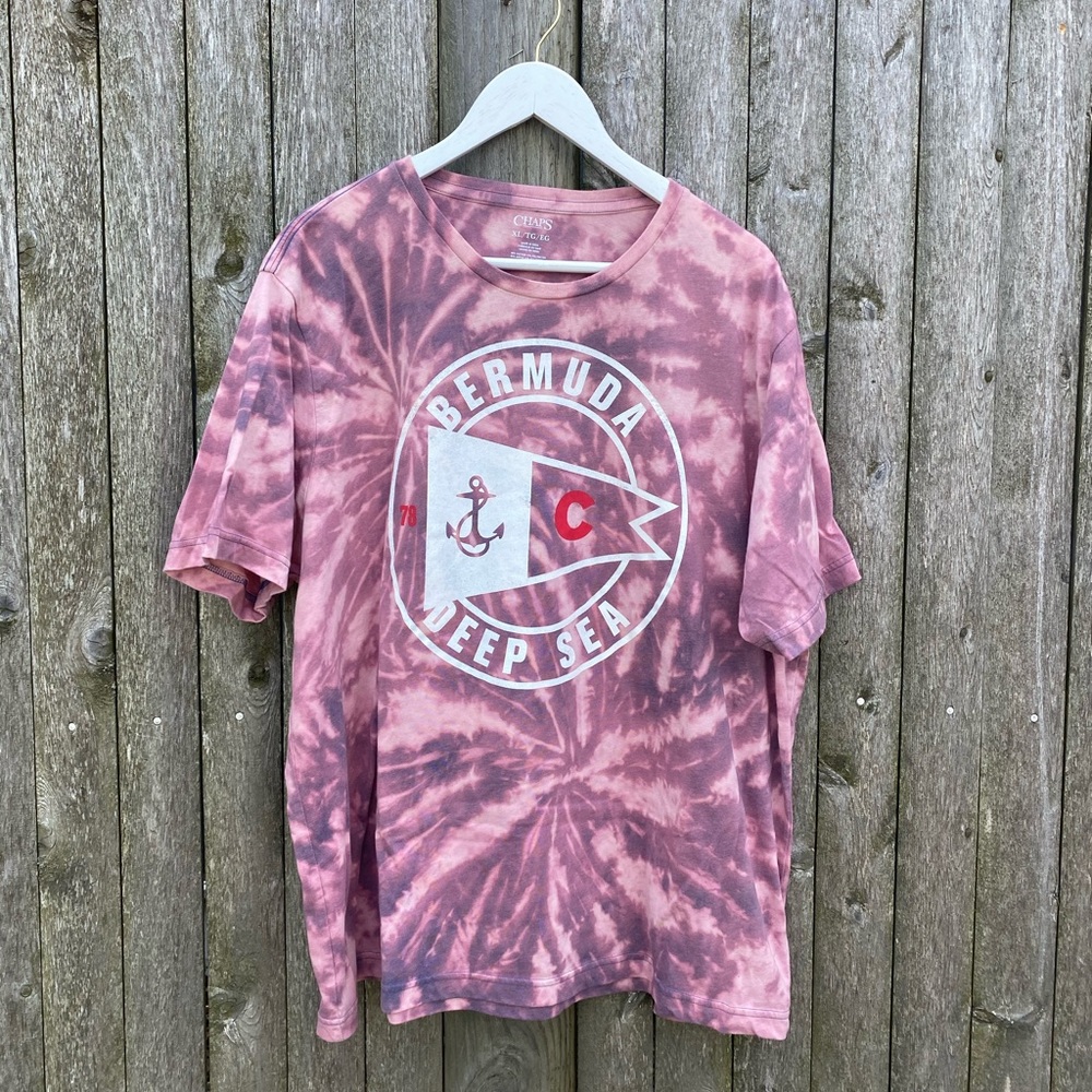 Bleach dyed champs Nautical Tee